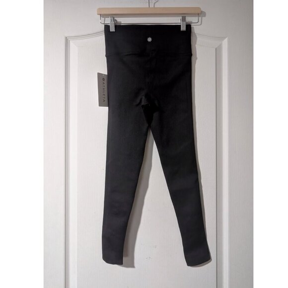 Athleta | Aurora Ribbed Seamless Legging In Black - Picture 7 of 12